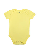 Load image into Gallery viewer, Pack of 3, Organic Cotton Bodysuit, Mint Green, Solid Lemon Yellow & Classic Black and White Stripes (0-24 months)