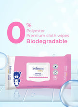 Load image into Gallery viewer, Softsens Baby Skin Care Wipes 80'S Pack Of 6
