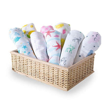 Load image into Gallery viewer, Simply Stripes  Organic Muslin Swaddle &amp; Bib
